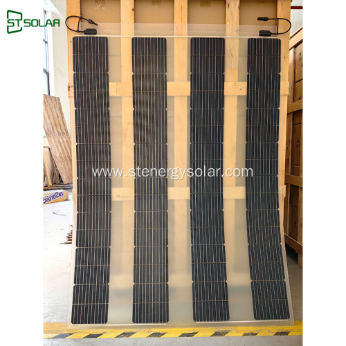 240W transparent flexible solar panel for sunroom